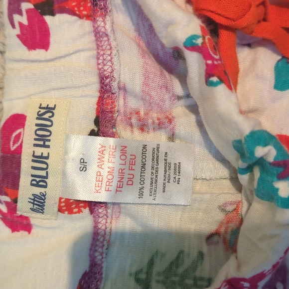 Cropped fox PJ pajama pants - Picture 3 of 4